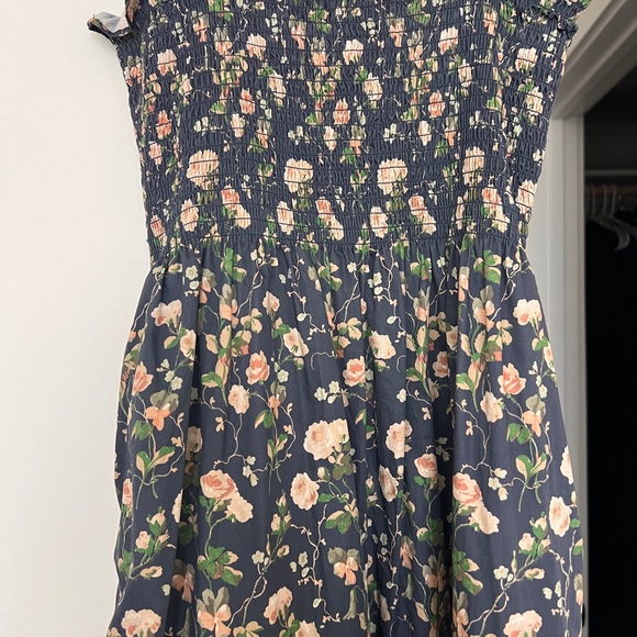 Hill House - The Ellie Nap Dress - Navy Bluebonnet - Picture 4 of 4